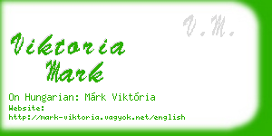 viktoria mark business card